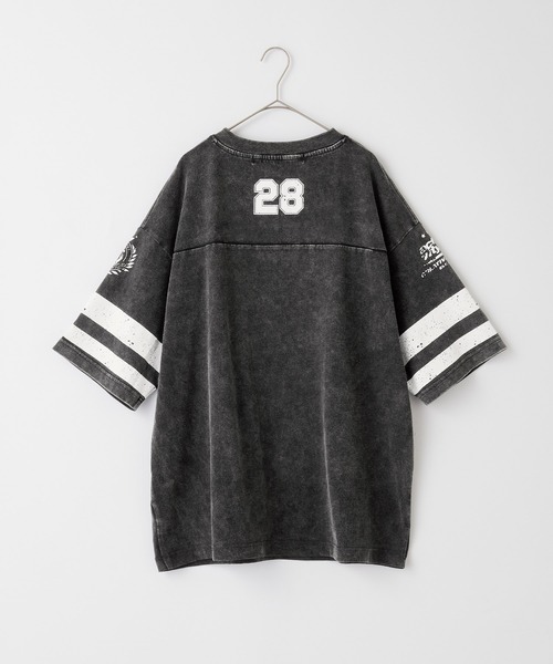 Anchor Smith(アンカー スミス)の「ヴィンテージ加工 ゲームデザイン ナンバリングビッグホッケーTシャツ(Tシャツ/カットソー・レディース・ブラック/レッド/ネイビー・M/L)」の8枚目の写真