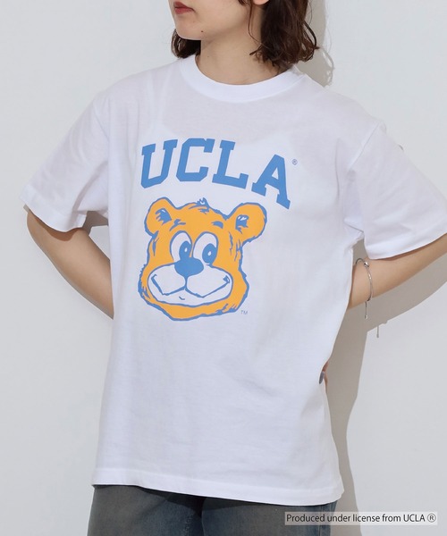 UCLA（ユーシーエルエー）の「UCLA SHORT SLEEVE T-SHIRT カレッジ（Tシャツ/カットソー・メンズ・スミクロ/ホワイト・L/XL/M）」の6枚目の写真