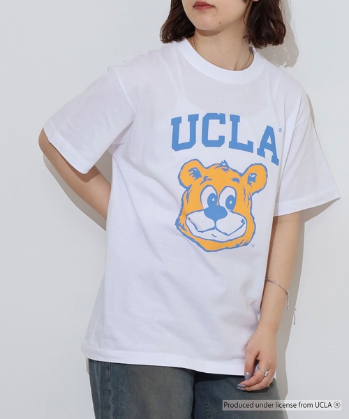 UCLA（ユーシーエルエー）の「UCLA SHORT SLEEVE T-SHIRT カレッジ（Tシャツ/カットソー・メンズ・スミクロ/ホワイト・L/XL/M）」の8枚目の写真