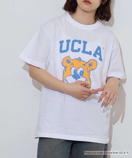 UCLA（ユーシーエルエー）の「UCLA SHORT SLEEVE T-SHIRT カレッジ（Tシャツ/カットソー・メンズ・スミクロ/ホワイト・L/XL/M）」の9枚目の写真