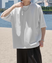 ベーシックルーズ半袖ポンチTee
