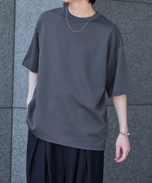 ベーシックルーズ半袖ポンチTee