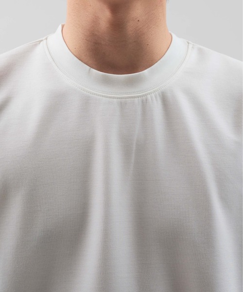 epnok(エプノック)の「ベーシックルーズ半袖ポンチTee(Tシャツ/カットソー・メンズ・オフホワイト/ブラック/グレイッシュブルー・LARGE/MEDIUM/SMALL)」の9枚目の写真