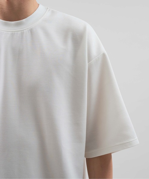 epnok(エプノック)の「ベーシックルーズ半袖ポンチTee(Tシャツ/カットソー・メンズ・オフホワイト/ブラック/グレイッシュブルー・LARGE/MEDIUM/SMALL)」の10枚目の写真