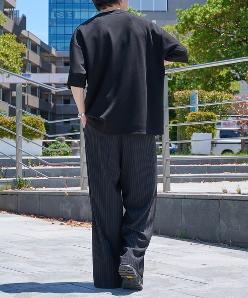 epnok(エプノック)の「ベーシックルーズ半袖ポンチTee(Tシャツ/カットソー・メンズ・オフホワイト/ブラック/グレイッシュブルー・LARGE/MEDIUM/SMALL)」の14枚目の写真