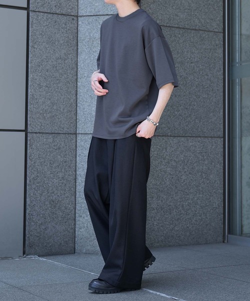 epnok(エプノック)の「ベーシックルーズ半袖ポンチTee(Tシャツ/カットソー・メンズ・オフホワイト/ブラック/グレイッシュブルー・LARGE/MEDIUM/SMALL)」の19枚目の写真