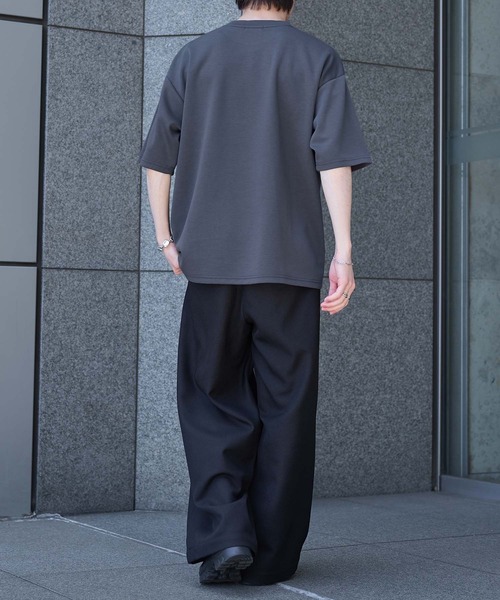 epnok(エプノック)の「ベーシックルーズ半袖ポンチTee(Tシャツ/カットソー・メンズ・オフホワイト/ブラック/グレイッシュブルー・LARGE/MEDIUM/SMALL)」の21枚目の写真