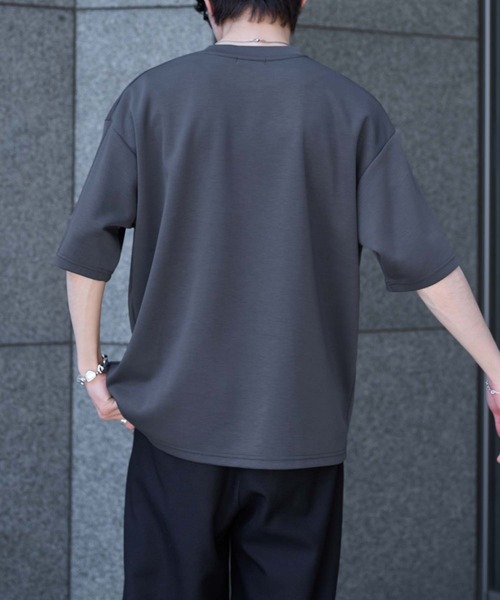 epnok(エプノック)の「ベーシックルーズ半袖ポンチTee(Tシャツ/カットソー・メンズ・オフホワイト/ブラック/グレイッシュブルー・LARGE/MEDIUM/SMALL)」の17枚目の写真