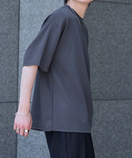 epnok(エプノック)の「ベーシックルーズ半袖ポンチTee(Tシャツ/カットソー・メンズ・オフホワイト/ブラック/グレイッシュブルー・LARGE/MEDIUM/SMALL)」の16枚目の写真
