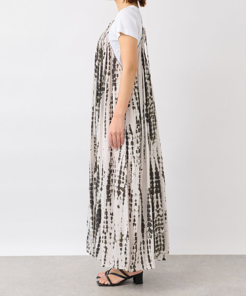 RIVE DROITE（リヴドロワ）の「【à Nice （ア ・ニース）】タイダイプリントキャミドレス（ワンピース・レディース・ブラック/カーキ・FREE）」の11枚目の写真