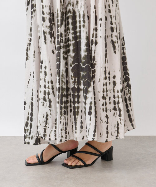 RIVE DROITE（リヴドロワ）の「【à Nice （ア ・ニース）】タイダイプリントキャミドレス（ワンピース・レディース・ブラック/カーキ・FREE）」の17枚目の写真