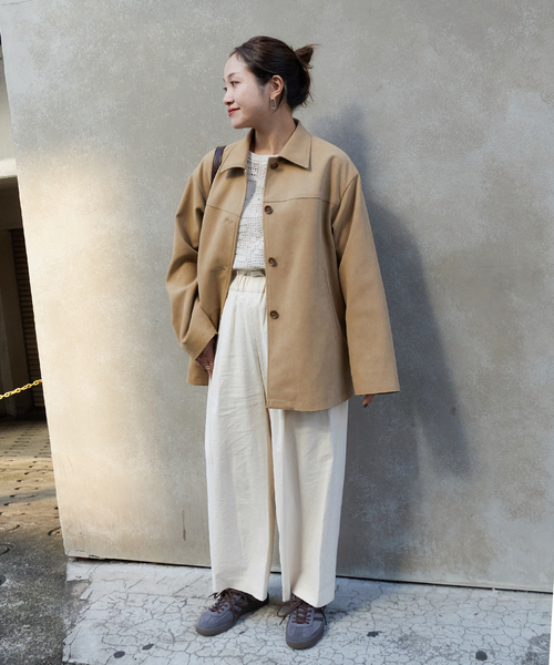 JOURNAL STANDARD（ジャーナルスタンダード）の「《追加3》ウォッシャブルC/LIVIS ワイドパンツ（その他パンツ・レディース・ライトグレー/ブラック/ピンク/オートミール・40/38/36/34）」の14枚目の写真