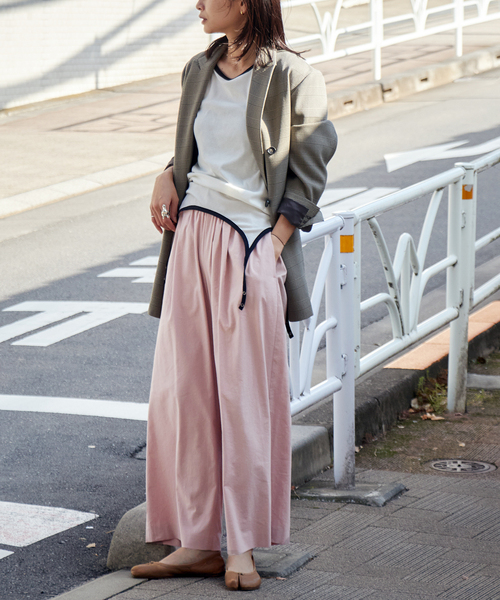 JOURNAL STANDARD（ジャーナルスタンダード）の「《追加3》ウォッシャブルC/LIVIS ワイドパンツ（その他パンツ・レディース・ライトグレー/ブラック/ピンク/オートミール・40/38/36/34）」の16枚目の写真