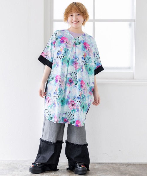 ScoLar（スカラー）の「152678：BIGネコ柄メロウステッチ