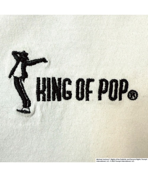 JUNKSOUL(ジャンクソウル)の「JUNK SOUL/MICHAEL JACKSON(マイケルジャクソン) PHOTO Tシャツ (M4)(Tシャツ/カットソー・メンズ・ホワイト/チャコールグレー・X-LARGE/LARGE/MEDIUM)」の5枚目の写真