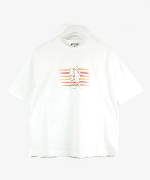 STUDIO PICONE(スタジオピッコーネ)の「コットン100%冷感プルオーバー(Tシャツ/カットソー・レディース・ライトブルー/ホワイト/ブラック・LL/M/L)」の2枚目の写真
