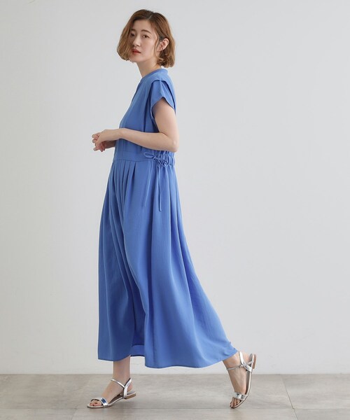 セール】【晴れの日も雨の日も】撥水タックワンピース（ワンピース