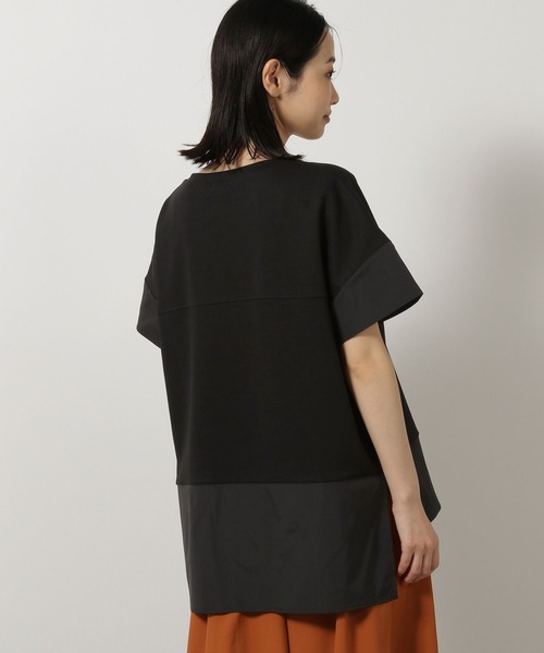 LAKOLE（ラコレ）の「フハクキリカエTEE / 497862（Tシャツ/カットソー・レディース・オフホワイト/ブルー/ブラック・FREE）」の22枚目の写真