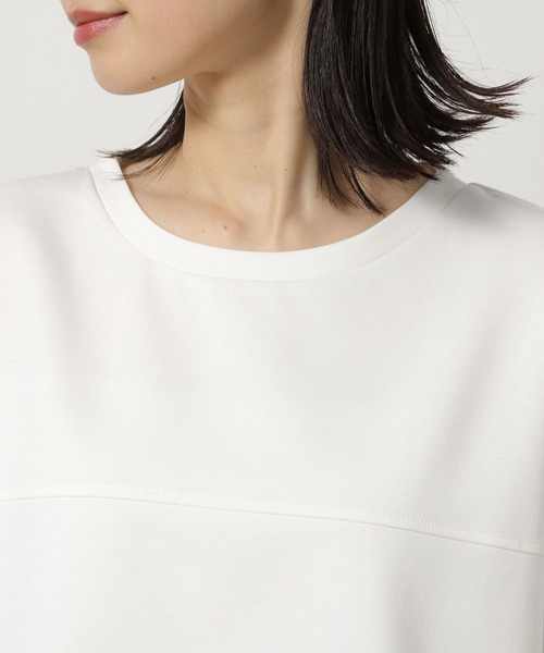 LAKOLE（ラコレ）の「フハクキリカエTEE / 497862（Tシャツ/カットソー・レディース・オフホワイト/ブルー/ブラック・FREE）」の13枚目の写真