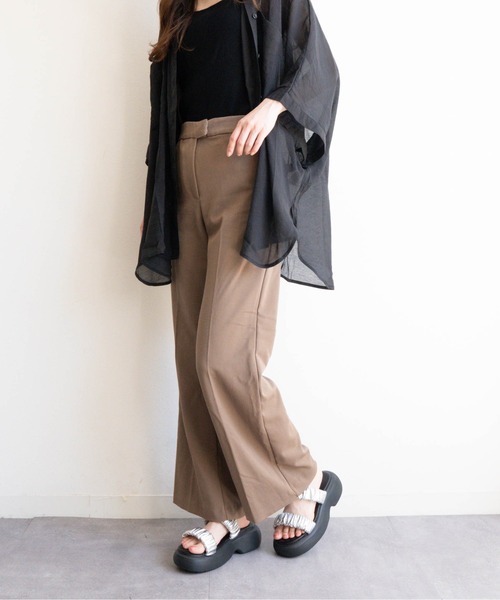 Fabby fabby（ファビィーファビィー）の「厚底ラウンドコンフォートシャーリングサンダル（サンダル・レディース・ブラック/シルバー・MEDIUM/LARGE）」の21枚目の写真