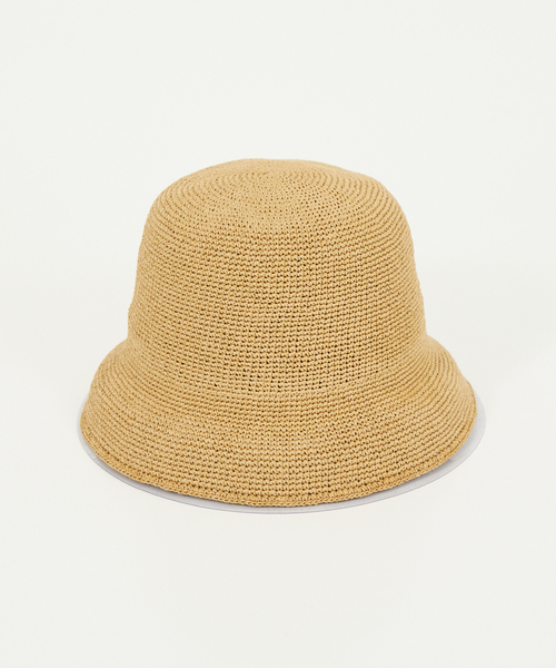 abahouse mavie（アバハウスマヴィ）の「ペーパークロシェハット（ハット・レディース・キャメル/ブラック・フリー）」の15枚目の写真