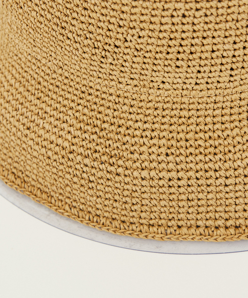 abahouse mavie（アバハウスマヴィ）の「ペーパークロシェハット（ハット・レディース・キャメル/ブラック・フリー）」の13枚目の写真