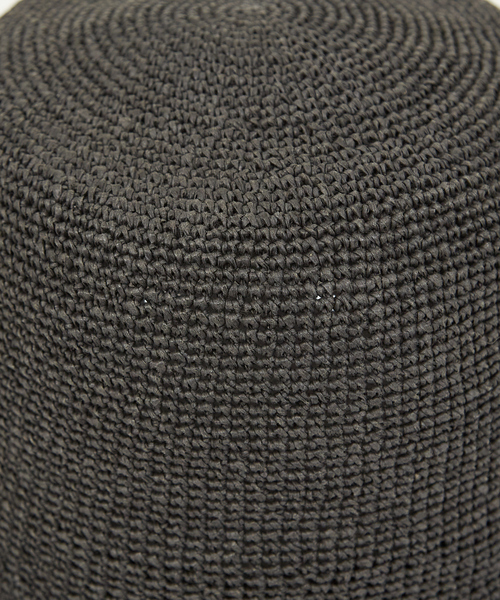 abahouse mavie（アバハウスマヴィ）の「ペーパークロシェハット（ハット・レディース・キャメル/ブラック・フリー）」の7枚目の写真