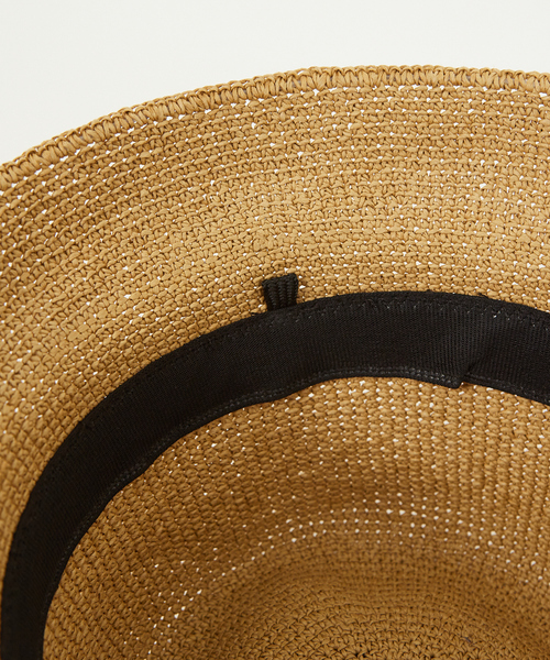 abahouse mavie（アバハウスマヴィ）の「ペーパークロシェハット（ハット・レディース・キャメル/ブラック・フリー）」の6枚目の写真