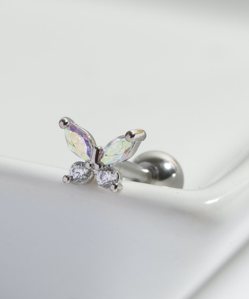 TONE SELECT GOODS(トーンセレクトグッズ)の「【Peony/ピオニー】/キュービックジルコニア バタフライ ミニスタッドピアス(ピアス(片耳用)・レディース・シルバー系その他2/シルバー系その他4/ゴールド系その他2/ゴールド系その他3/ゴールド系その他4/ゴールド系その他/その他1/その他2/その他3/シルバー系その他/シルバー系その他3/その他4・FREE)」の21枚目の写真