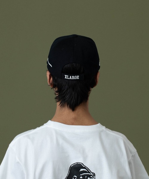 ギフトに最適 XLARGE DISTORTION LOGO CAP アジャスター付き DISTORTION LOGO CAP（キャップ）｜XLARGE（エクストララージ