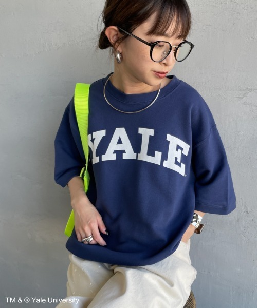セール】[YALE/イェール] YALE カレッジロゴプリント スウェット
