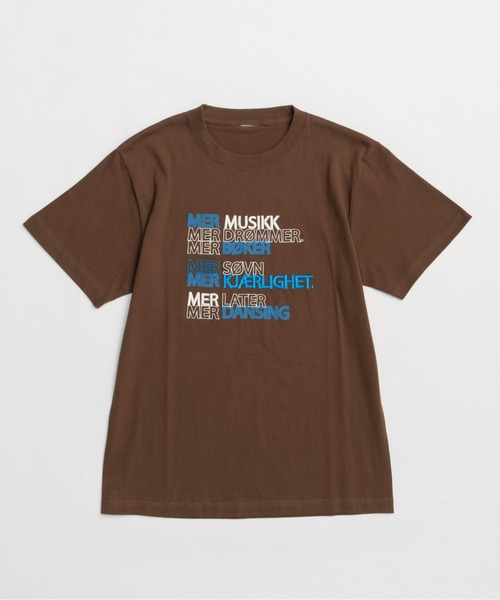 tシャツ LOVE LIFF Embroidery T-shirt/LOVE LIFFエンブロイダリーTシャツ「MAISON SPECIAL/メゾンス LOVE LIFF Embroidery T-shirt/LOVE LIFFエンブロイダリーT