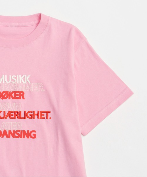 tシャツ LOVE LIFF Embroidery T-shirt/LOVE LIFFエンブロイダリーTシャツ「MAISON SPECIAL/メゾンス MAISON SPECIAL｜LOVE LIFF Embroidery T-shirt | Rakuten