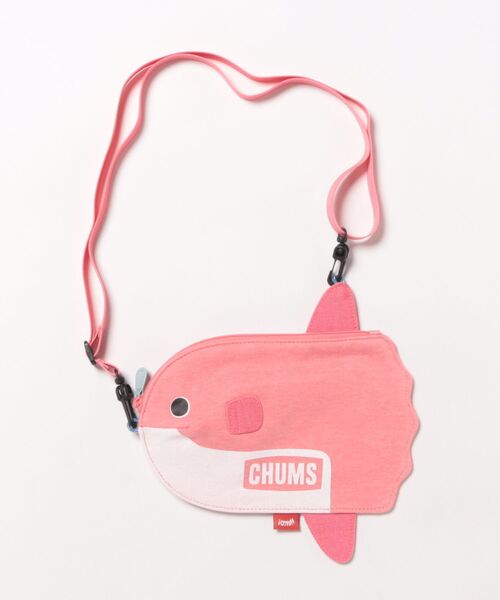 CHUMS(チャムス)の「CHUMS チャムス Sunfish Shoulder Pouch CH60-3715(ポーチ・レディース・ライム/ピンク・FREE)」の1枚目の写真