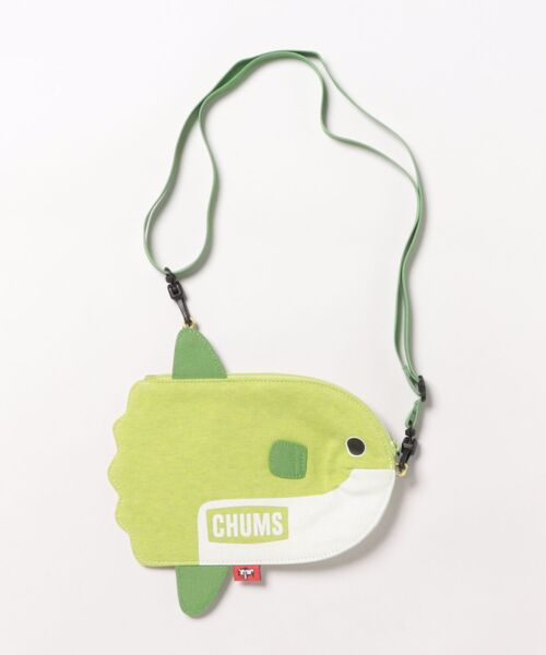 CHUMS(チャムス)の「CHUMS チャムス Sunfish Shoulder Pouch CH60-3715(ポーチ・レディース・ライム/ピンク・FREE)」の3枚目の写真