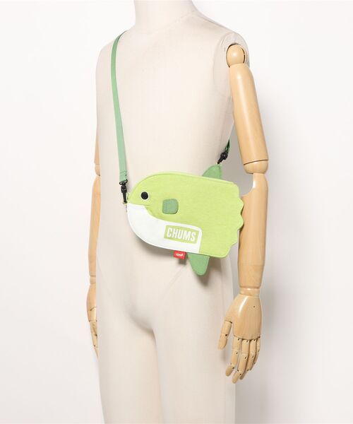 CHUMS(チャムス)の「CHUMS チャムス Sunfish Shoulder Pouch CH60-3715(ポーチ・レディース・ライム/ピンク・FREE)」の7枚目の写真