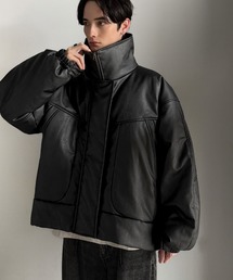Java（ジャバ）の「《Javaジャバコラボ》寒さ知らずの防寒力！高級感あふれる中綿フェイクレザーモンスターブルゾン（ブルゾン・メンズ）」