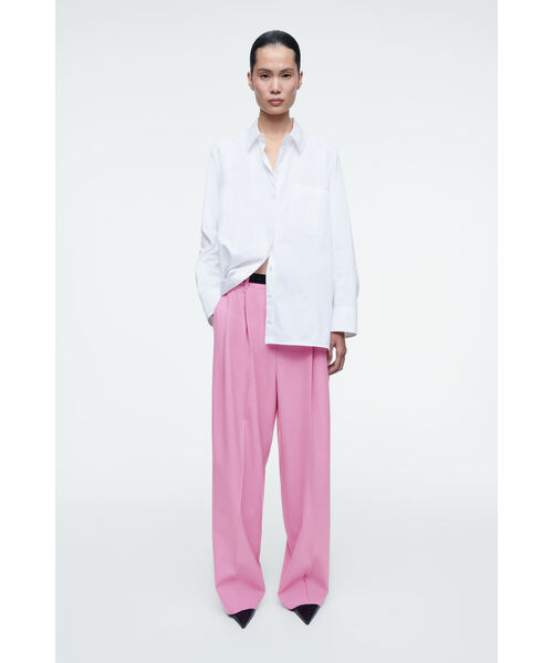 ワイドレッグテーラードツイルパンツ（スラックス）｜COS（コス）の