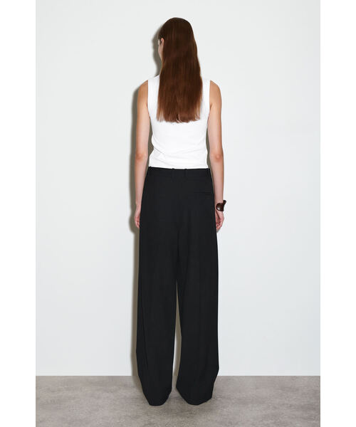 (試着のみ・美品)cos ワイドレッグ テーラード ツイル パンツ 40 WIDE-LEG TAILORED TWILL TROUSERS ワイドレッグテーラード