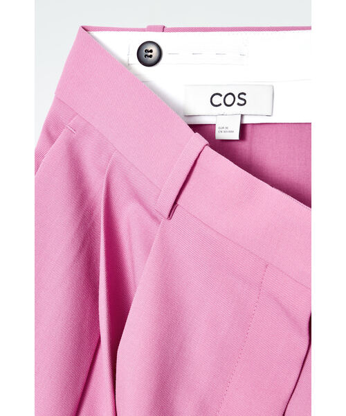 ワイドレッグテーラードツイルパンツ（スラックス）｜COS（コス）の
