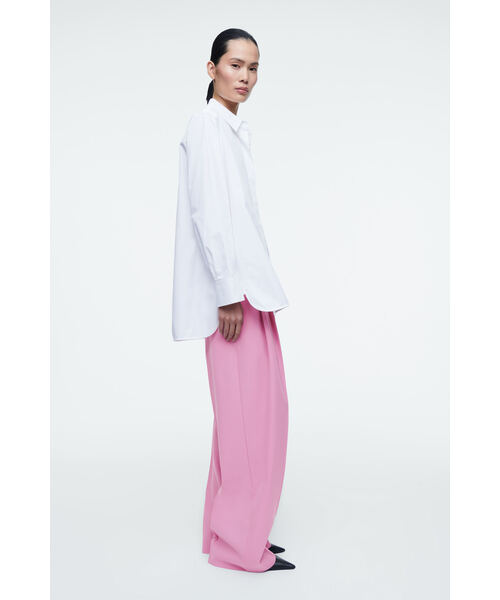 ワイドレッグテーラードツイルパンツ（スラックス）｜COS（コス）の