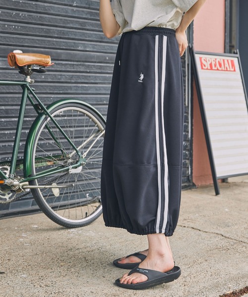U.S. POLO ASSN.（ユーエスポロアッスン）の「U.S. POLO ASSN. / ユーエスポロアッスン 別注 サイドライン バルーン ジャージスカート（スカート・レディース・ネイビー/ブラック・S/M）」の19枚目の写真