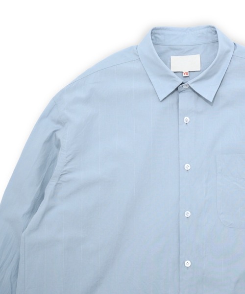 ザシンゾーン Regular Collar Shirt 長袖シャツ ブルーqx3 ザシンゾーン Regular Collar Shirt 長袖シャツ ブルーqx3