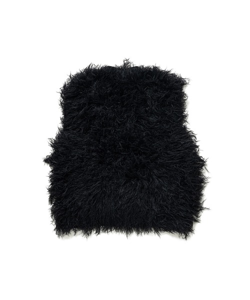 BEDWIN & THE HEARTBREAKERS（ベドウィン アンド ザ ハートブレイカーズ）の「LONG HAIR MOHAIR VEST "CHEWIE"（ベスト・メンズ・ブラック・MEDIUM）」の6枚目の写真