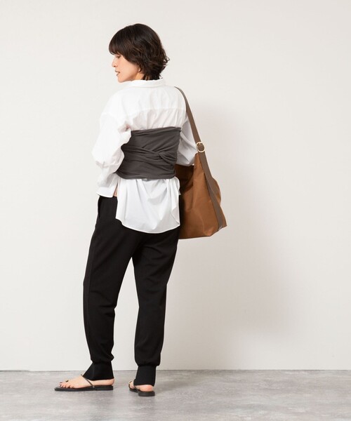 Rie Miller(リエミラー)の「《手洗い可能》2WAYビスチェ(ニット/セーター・レディース・チャコールグレー/ベージュ・38)」の15枚目の写真