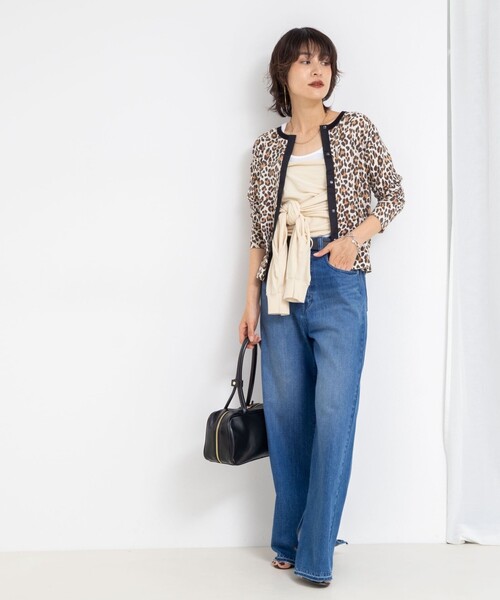 Rie Miller(リエミラー)の「《手洗い可能》2WAYビスチェ(ニット/セーター・レディース・チャコールグレー/ベージュ・38)」の8枚目の写真