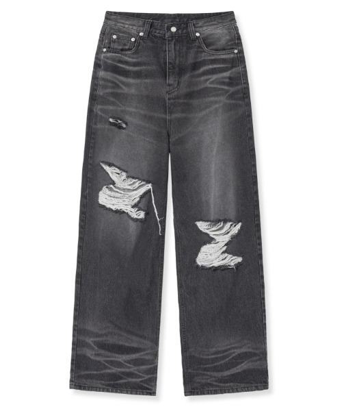 【MIDNIGHT MOVE】7 line denim pants★韓国で大人気★ /追跡付 MIDNIGHT MOVE ONLINE STORE