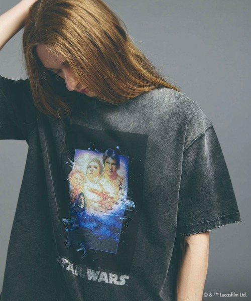 MAISONSPECIAL スターウォーズPrimeOver T-Shirt UNISEX》【MOVIE SERIES】「STAR WARS」Prime-Over Crew Neck T