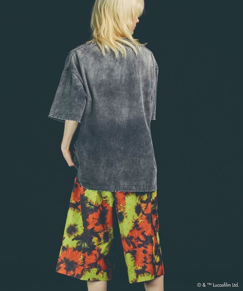 MAISON SPECIAL（メゾンスペシャル）の「《UNISEX》【MOVIE SERIES】「STAR WARS」Prime-Over Crew Neck T-Shirt/「スターウォーズ」プライムオーバークルーネックTシャツ【MAISON SPECIAL/メゾンスペシャル】（Tシャツ/カットソー・メンズ・ブラック/ダークブラック・1/2）」の10枚目の写真