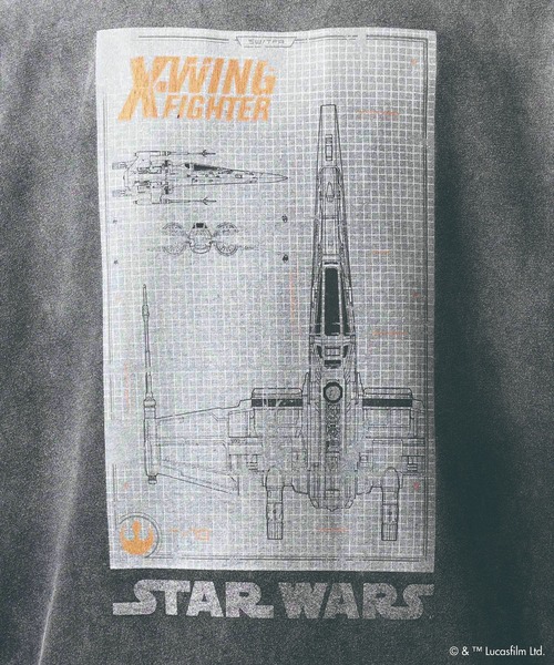 MAISON SPECIAL（メゾンスペシャル）の「《UNISEX》【MOVIE SERIES】「STAR WARS」Prime-Over Crew Neck T-Shirt/「スターウォーズ」プライムオーバークルーネックTシャツ【MAISON SPECIAL/メゾンスペシャル】（Tシャツ/カットソー・メンズ・ブラック/ダークブラック・1/2）」の5枚目の写真